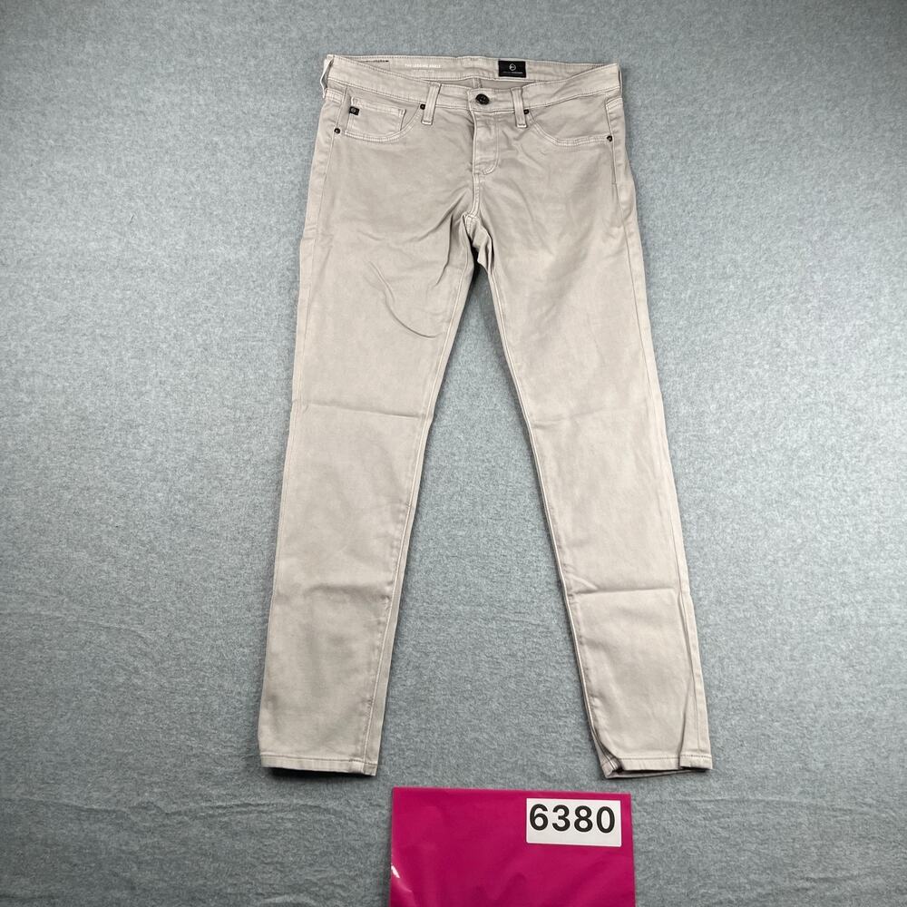 AG Adriano Goldschmied Jeans Womens 28R The Leggings Gray Super Skinny Ankle